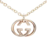グッチ インターロッキングG アラベスク ネックレス 925 7.0g