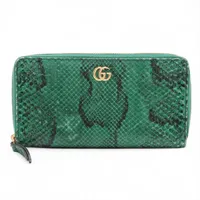グッチ GGマーモント パイソン ジップアラウンドウォレット グッチ GGマーモント 456117 パイソン ラウンドジップウォレット