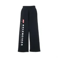 バレンシアガ ワイド トラックパンツ 千鳥格子 Sサイズ ブラック バレンシアガ ワイド トラックパンツ 千鳥格子 Sサイズ ブラック