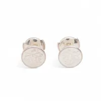 ◇エルメス◇ファニー アイスクリーム ピアス メタル ホワイト シルバー 両耳用 エルメス ファニー アイスクリーム ピアス(両耳用) メタル