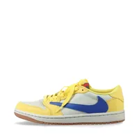 ナイキ×トラヴィススコット 24SS ヌバック×レザー スニーカー