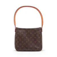 ヴィトン モノグラム ルーピングMM M51146 ブラウン