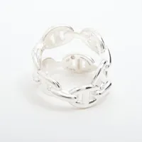 エルメス シェーヌダンクル アンシェネ ダブルロウ リング 52 925 8.1g