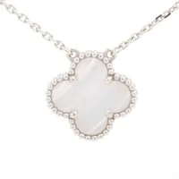 ヴァ‌ンク‌リーフ‌＆アー‌ペル カルセドニー ネックレス VCARD34900 Van Cleef & Arpels ヴァンクリーフ＆アーペル K18 750WG