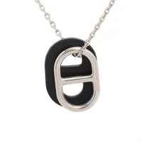 エルメス ミニポップアッシュ ネックレス GP ブラック A3010445