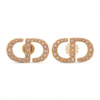 Dior ディオール CD スター ラインストーン ドロップ ピアス 片耳 ディオール Dior Star ピアス(片耳用) GP×ラインストーン