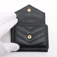 小物 ysl wallet Saint Laurent Paris V Stitch NOV505118 Leather Compact