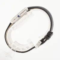 カルティエ タンクマスト WSTA0042 SS SS×革 QZ シルバー文字盤