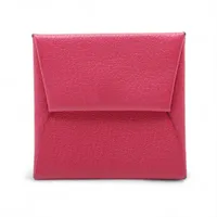 エルメス バスティア オーストリッチ コインケース ピンク