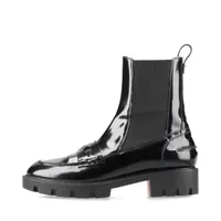 ボッテガヴェネタ ラグソール　レザー サイドゴアブーツ 38.5 厚底 極美品☆箱付き】ボッテガヴェネタ サイドゴアブーツ ラグ