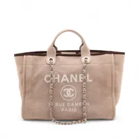 ❣️美品❣️CHANEL パリビアリッツGM コーティングキャンバス トートバッグ シャネル パリビアリッツGM コーティングキャンバス トート