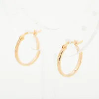 4℃ アクアマリン キュービックジルコニア ピアス K10(WG) 0.6g