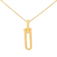 ティファニー 18K YG ハードウェア ボールネックレス 12.4ミリ　750 TIFFANY&Co./ティファニー】 ネックレス ボールペンダント