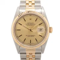 ロレックス デイトジャスト36 16233 SS×YG SS×YG AT シャンパン文字盤