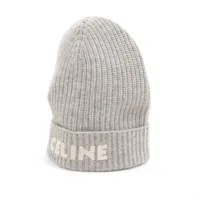 CELINE グレー キャップ ロゴ入り Celine Logo Cap セリーヌ ロゴ キャップ グレー｜KINGDOM