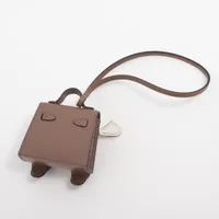 エルメス ケリードール U:2022 チャーム GP×革 エトゥープ A3936234