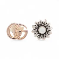 ◇グッチ◇925/GGフラワー/ピアス/ブランド/シルバー グッチ ダブルG フラワー ピアス(両耳用) 925 1.9g シルバー
