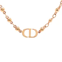 ディオール Petit CD プチCD リング S GP×ラインストーン