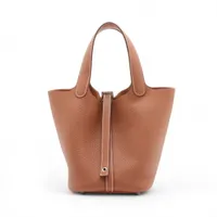 エルメス ピコタンロック18 PM トリヨンクレマンス ゴールド シルバー金具 K:2025年