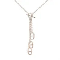 エルメス シェーヌダンクル パラード トルサード TGM ネックレス 925