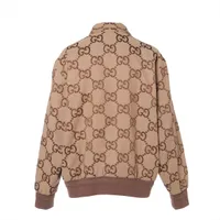 Gucci Jumbo GG Cotton Jacket 56 Men's Beige 680812 Garment With