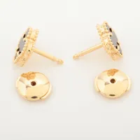 ヴァンクリーフ&アーペル スウィートアルハンブラ オニキス ピアス 750