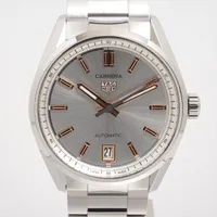 a158 タグホイヤー アクアレーサー WAF141A シェル文字盤 腕時計 TAG HEUER タグホイヤー アクアレーサー WAF1418 ピンクシェル