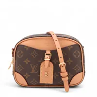 ヴィトン モノグラム ドーヴィルMINI M45528 ブラウン RFID反応あり