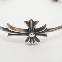 クロムハーツ スキニーバングル タイニーCHクロス バングル 925 10.5g