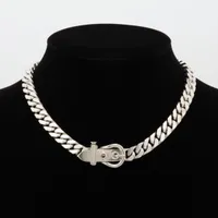 エルメス ブックルセリエ ネックレス 925 90.7g シルバー A3939341