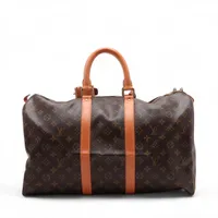 ヴィトン モノグラム・マカサー キーポル・バンドリエール45