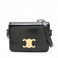 セリーヌ オーバルパース キュイル トリオンフ レザー