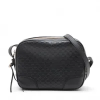 グッチ×アディダス レザー ショルダーバッグ ブラック 721794