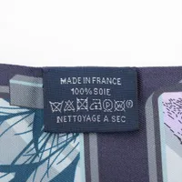 【美品】HERMES エルメス ツイリー ストーリー ネイビー STORY エルメス ツイリー HERMES STORY エルメス ストーリー ツイリー シルク