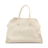 ザロウ マルゴー 15 レザー トートバッグ アイボリー A3941597｜中古