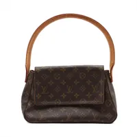 ヴィトン モノグラム ミニルーピング M51147 ブラウン