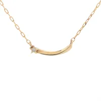 スタージュエリー バタフライ ハイ ダイヤ ネックレス K10(YG) 0.9g