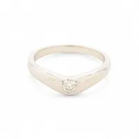 美品 ティファニー 13号 pt950 フラット バンドリング 指輪 リング ティファニー/リング/フラットバンドリング/Pt950×ダイヤモンド