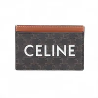 CELINE &カードケース CELINE セリーヌ カードケース 10L833DPV.10BL TRIOMPHE