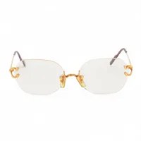 セール☆　希少　美品　new.　beams　サングラス　ゴールド　チタン　眼鏡 金子眼鏡 メガネ チタン ゴールド KM-26L A3430884｜中古