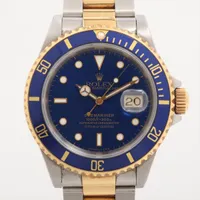 ロレックス サブマリーナーデイト 16613 SS×YG SS×YG AT 青文字盤