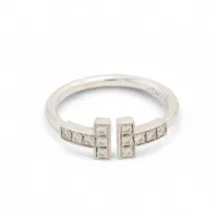 ティファニー Tスクエア ラップ リング 925 5.3g シルバー