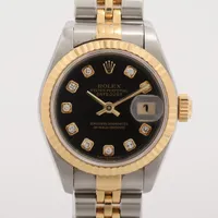 ロレックス デイトジャスト 16238 YG AT 黒文字盤 AP050235