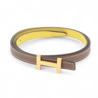 バレンシアガ　レザー バレンシアガ 581690 ベルト 80 レザー グレー A2735276｜中古