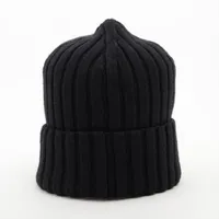 モンクレール BERRETTO TRICOT 19 ニットキャップ ウール ブラック