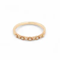 アガット バロックパール リング K18(YG) 4.7g バロックパール キズ