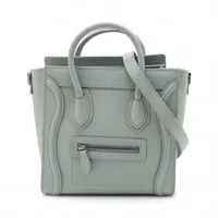 美品✨CELINE ラゲージ ナノ 2way ハンドバッグ グレージュ セリーヌ ラゲージ ナノショッパー グレージュ 2WAYハンドバッグ