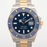 ロレックス サブマリーナーデイト 126613LB SS×YG SS×YG AT 青文字盤