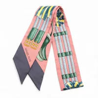 エルメス ツイリー ツインズ ド レ ブックル ビジュー スカーフ シルク