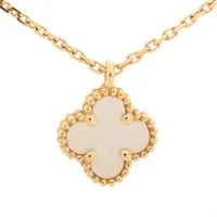 今週末までの出品‼️ヴァンクリーフ＆アーペル　スウィートアルハンブラ　ネックレス ヴァンクリーフ&アーペル スウィートアルハンブラ シェル ネックレス